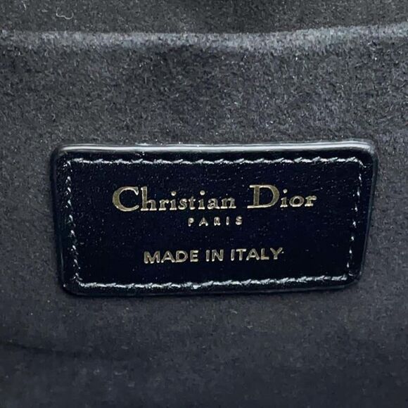 Dior Black Leather Handbag (Pre-Owned) - Picture 8 of 10